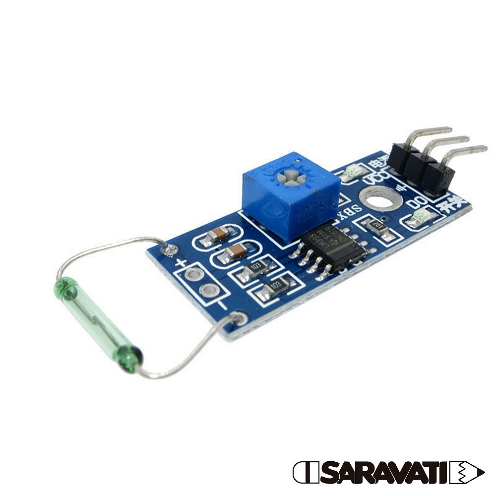 Módulo Interruptor Magnético - Reed Switch - Saravati Materiais Técnicos