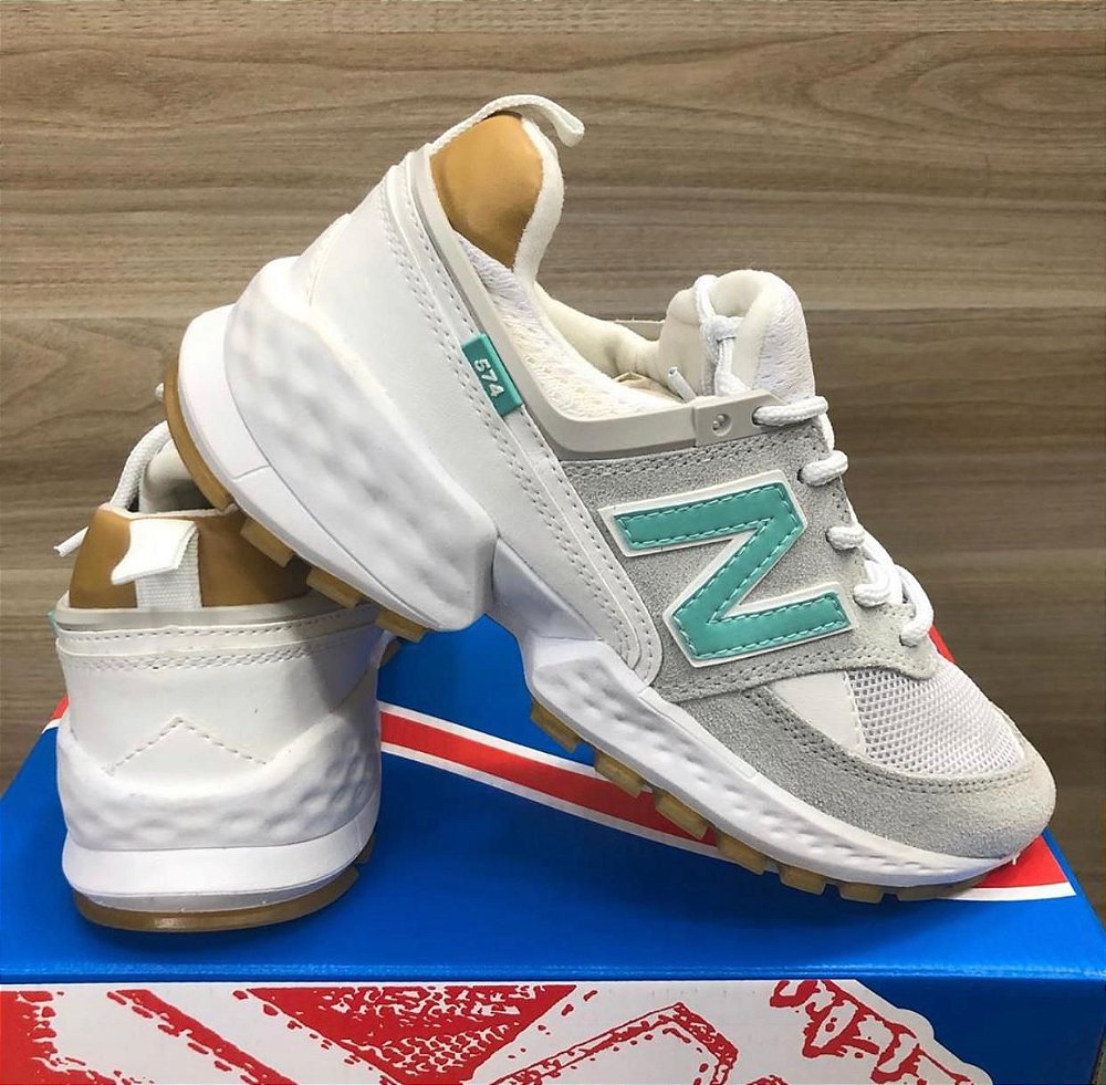 new balance 574 verde agua