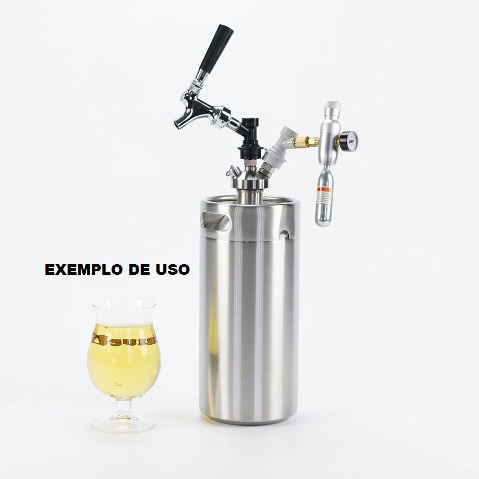 Growler KEG 10L - INOX - Hopfen Haus BrewShop - Malte ...