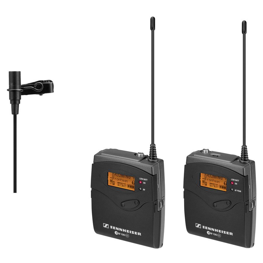 Sistema de Microfone Lavalier Wireless Sennheiser EW 112P G3 - Digital 100