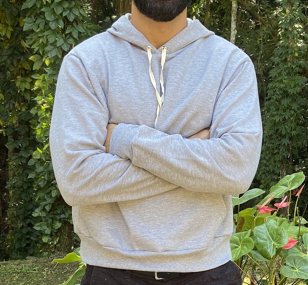 nike moletom com capuz with check in middle