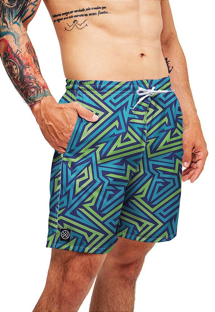 short de piscina masculino