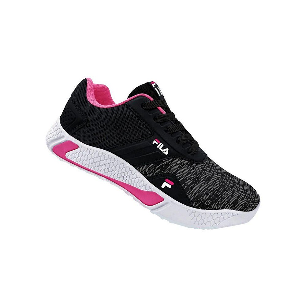 fila preto com rosa