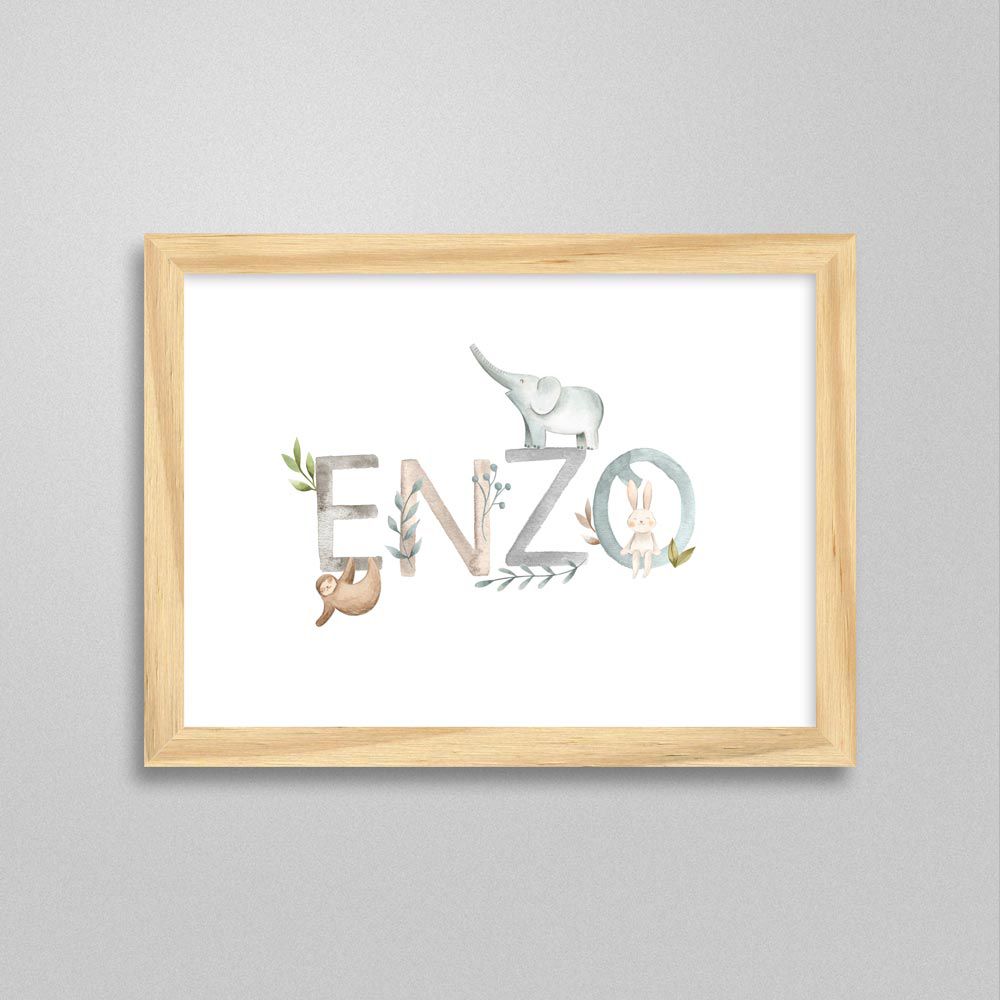 Quadro com nome Enzo