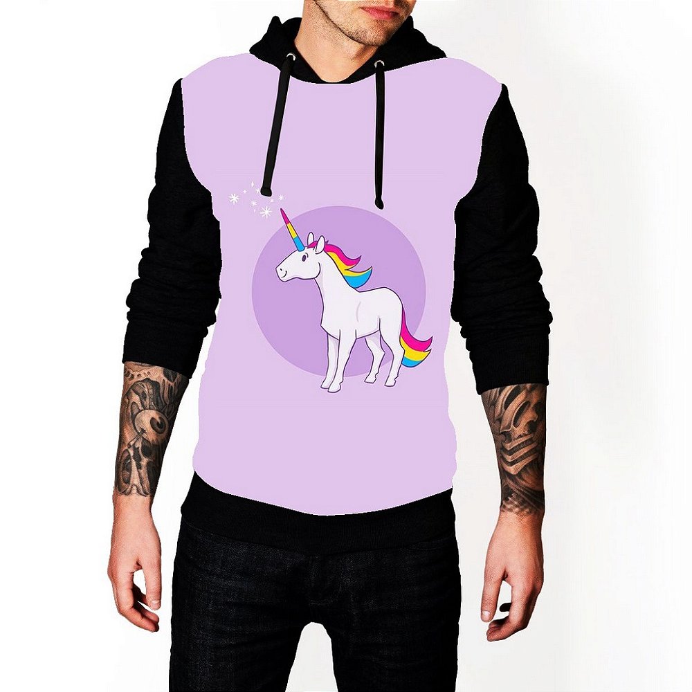 blusa de frio unicornio