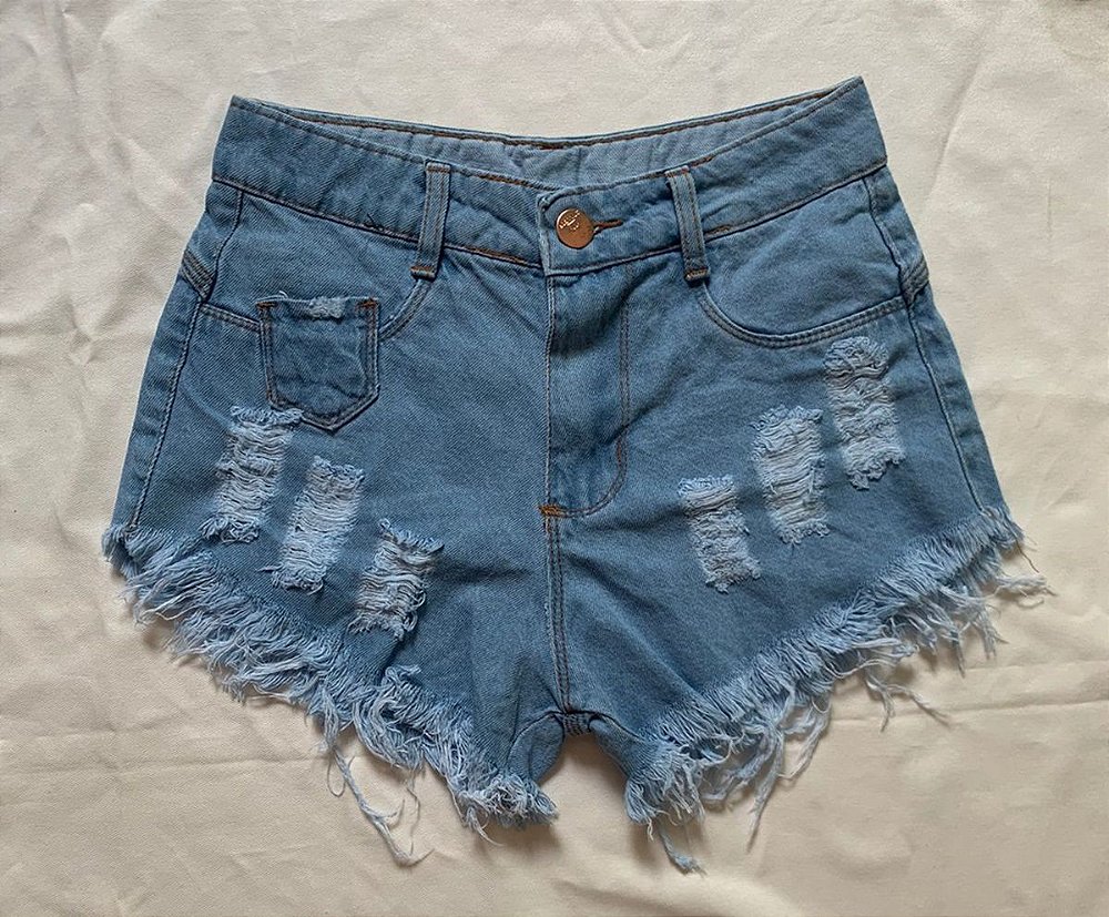 short jeans desfiadinho