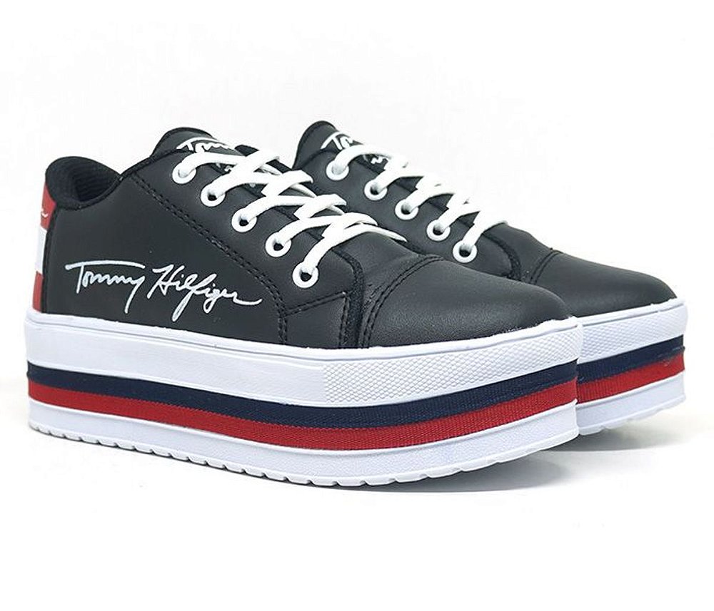 tenis plataforma tommy hilfiger