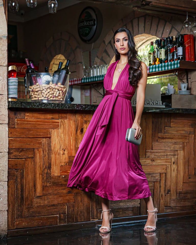 vestido liganete curto