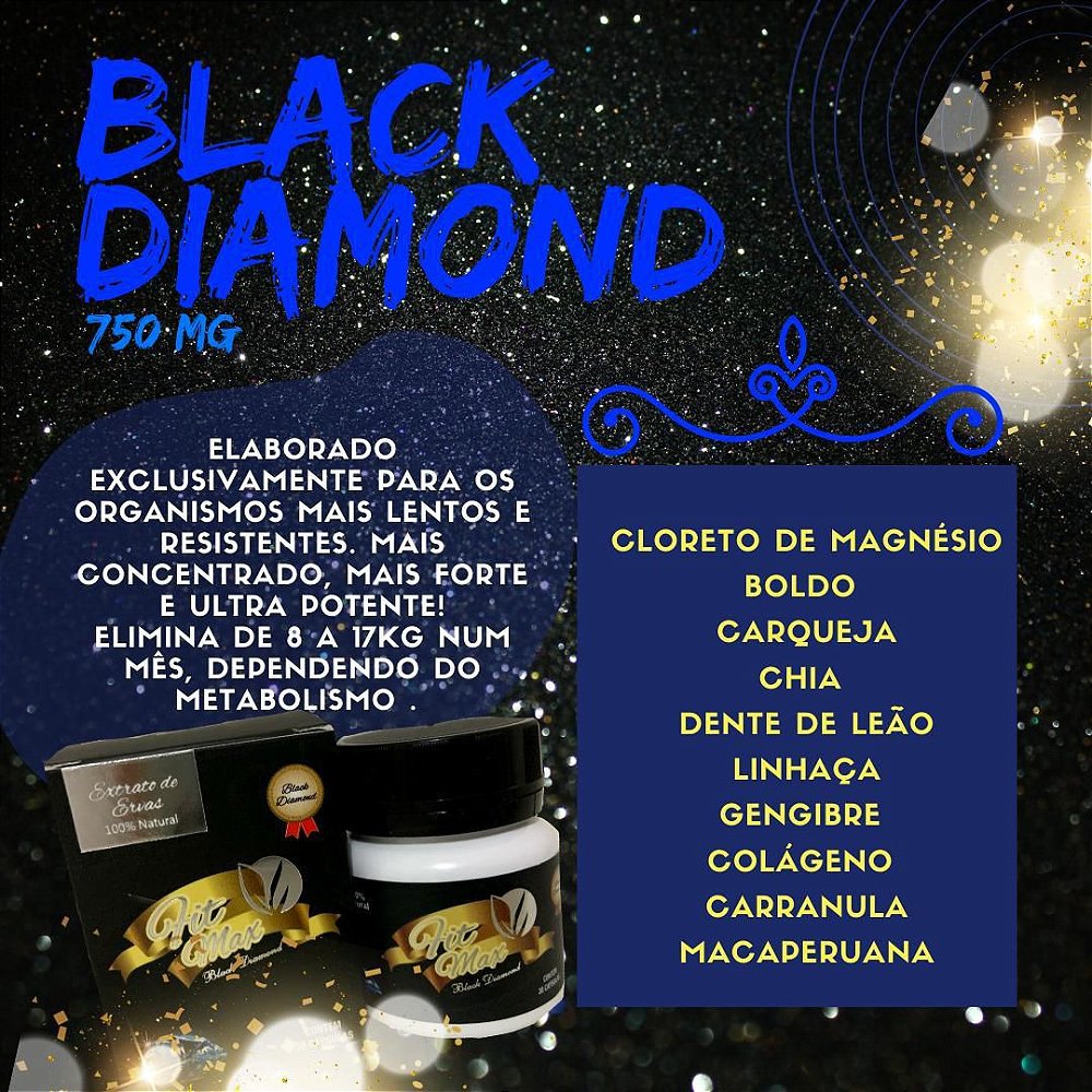 Fit max Black Diamond - Day Alves loja virtual