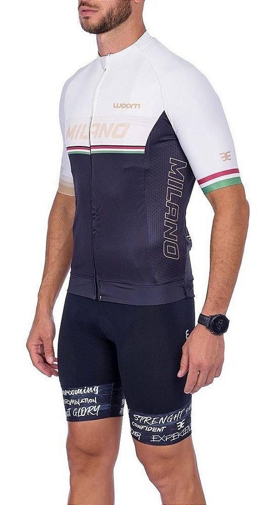 camisa ciclismo masculina woom
