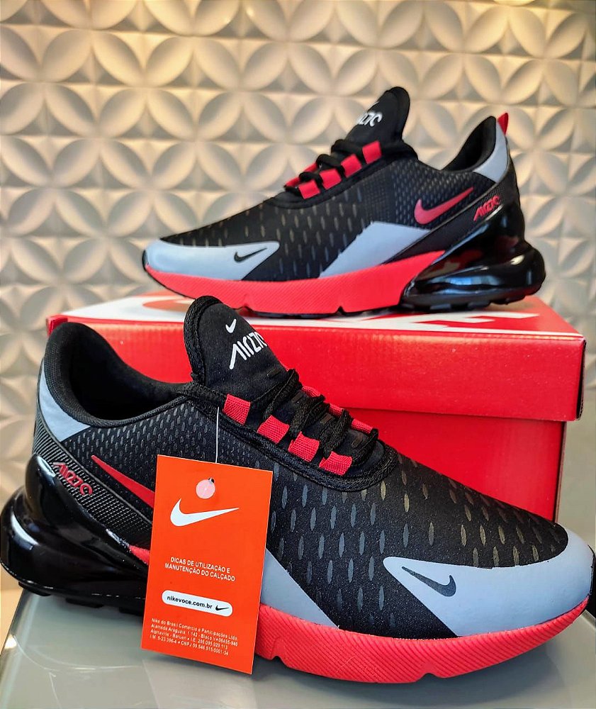 nike air max 270 masculino vermelho