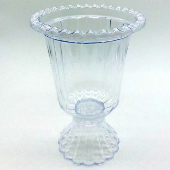Vaso Grego Decorativo de Plástico 19cm Cristal - Formosa Festas: Artigos  para Festas e Decoração