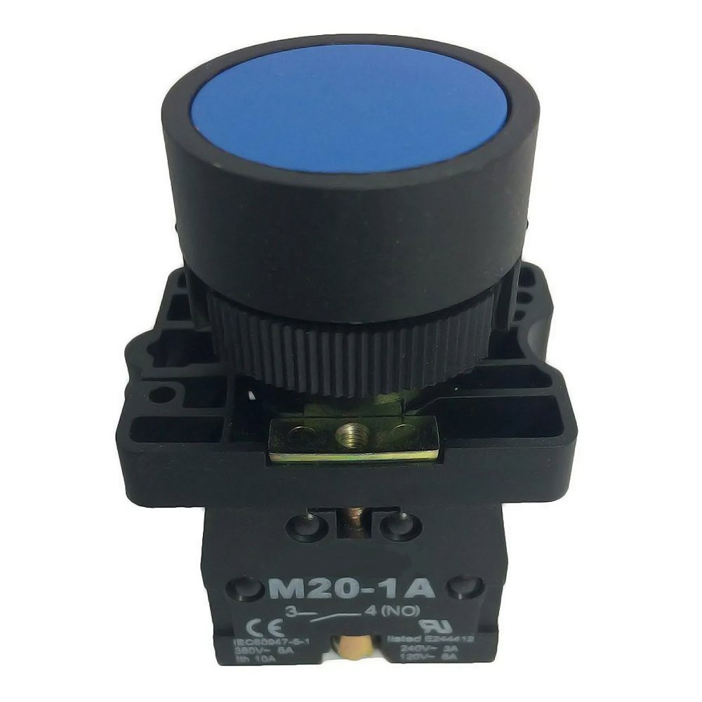 Botão Painel Pulsante 22mm Azul 1NA - ON ELETRICA - Melhores Produtos ...