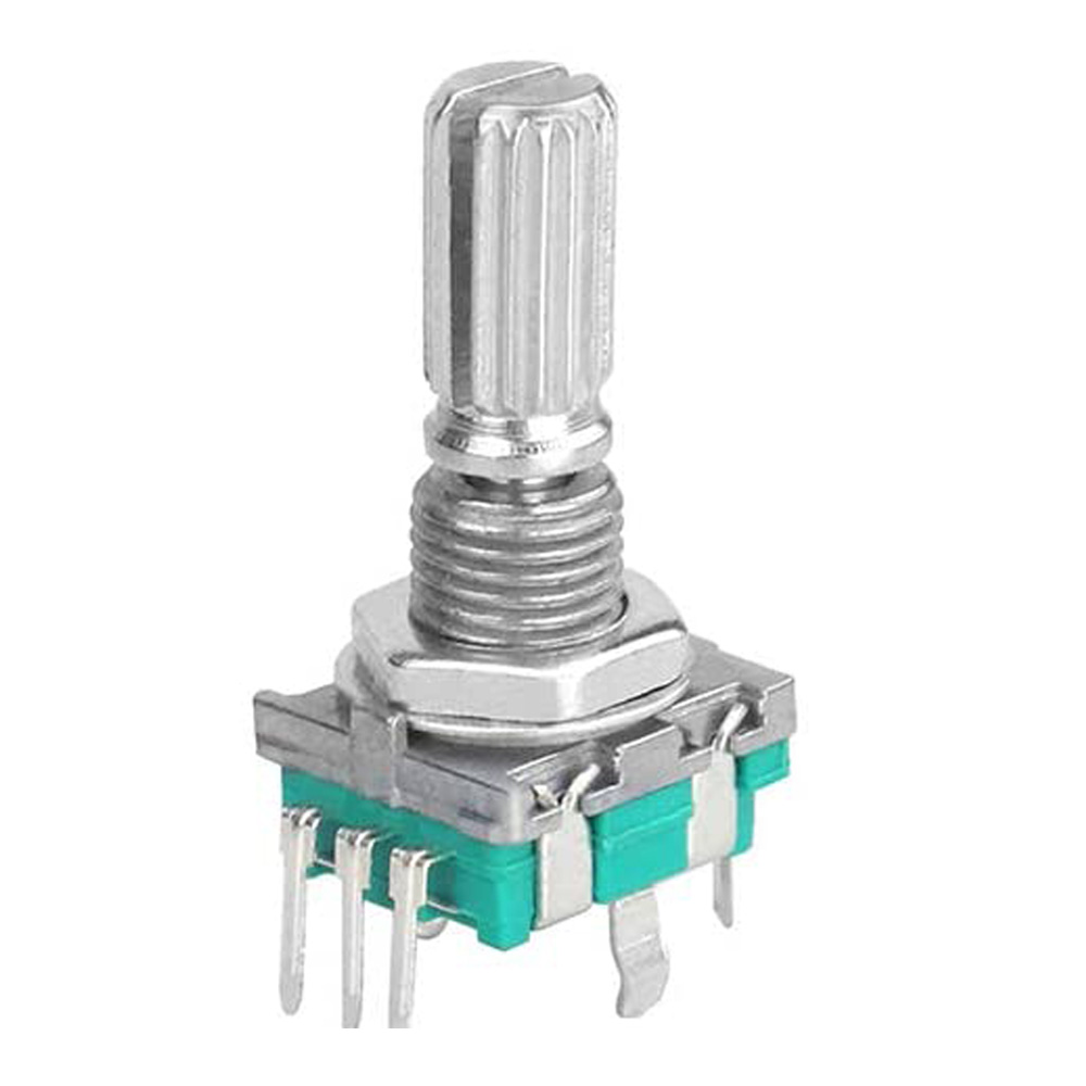 Encoder rotativo audio 5 PIN con Pulsante e albero 9mm