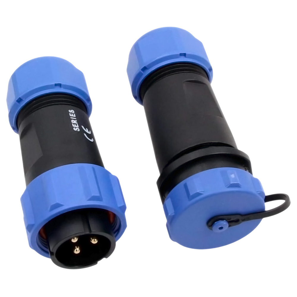 Conector 3 pinos IP68 impermeável