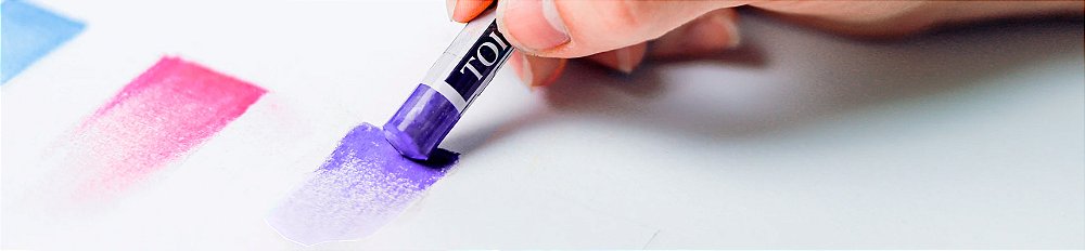 Giz pastel seco avulso Koh-I-Noor traço na cor blusih violet