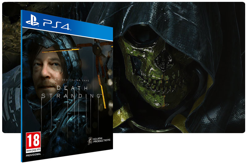 Banner do game DEATH STRANDING para PS4