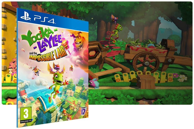 Banner do game Yooka-Laylee and the Impossible Lair para PS4