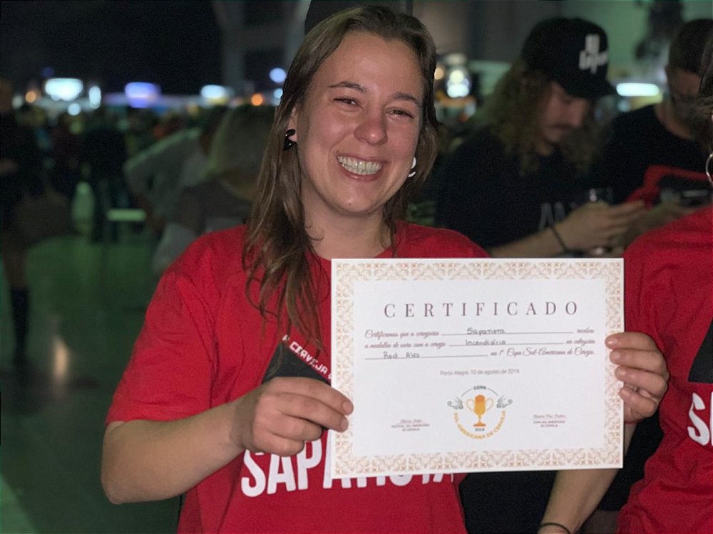Incendiária recebe medalha de ouro na Copa Sul Americana de Cervejas 2019