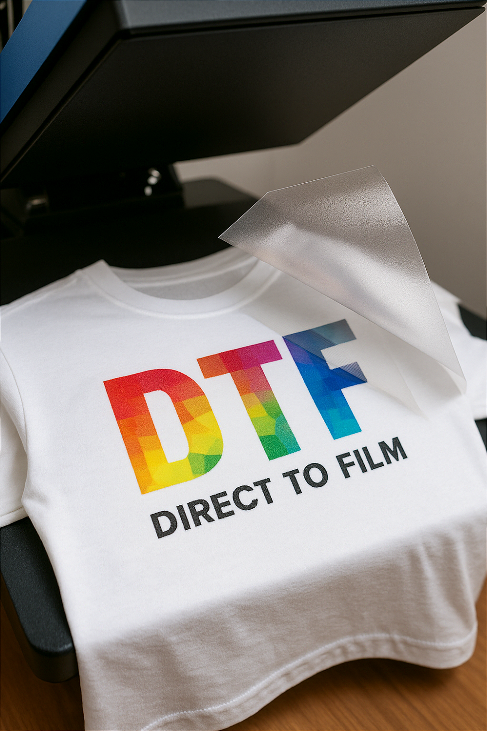 Estampa personalizada com impressão DTF em camiseta de algodão