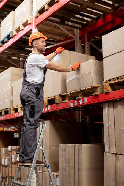 Armazenamento Logístico Caixa de Papelão  