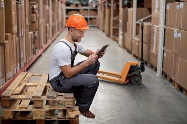 Armazenamento Logístico Caixa de Papelão  