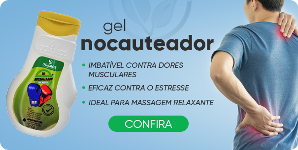 Gel Nocauteador - Imbativel contra as Dores Musculares, Eficaz Contra o Stress, Ideal Para Massagem relaxante