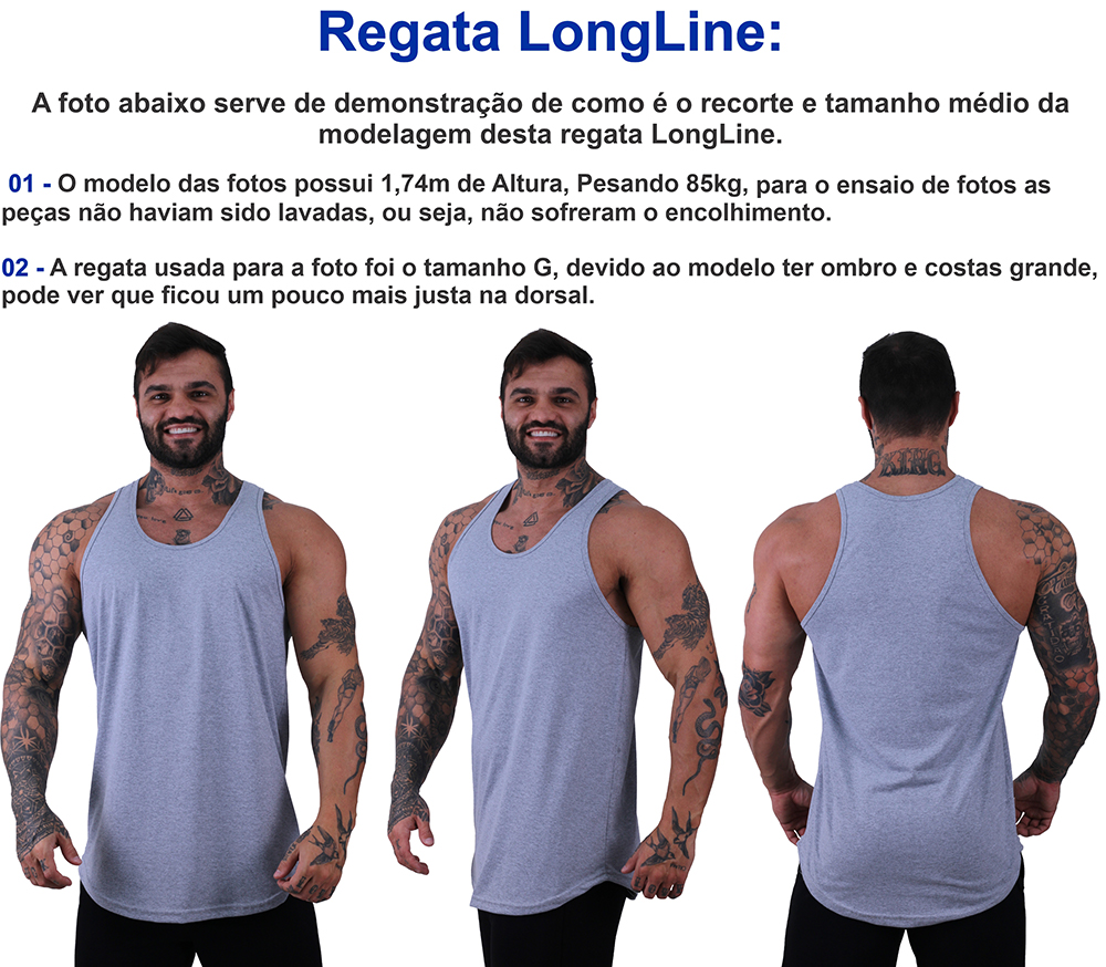 Caimento – Regata Longline Cavada Lavada
