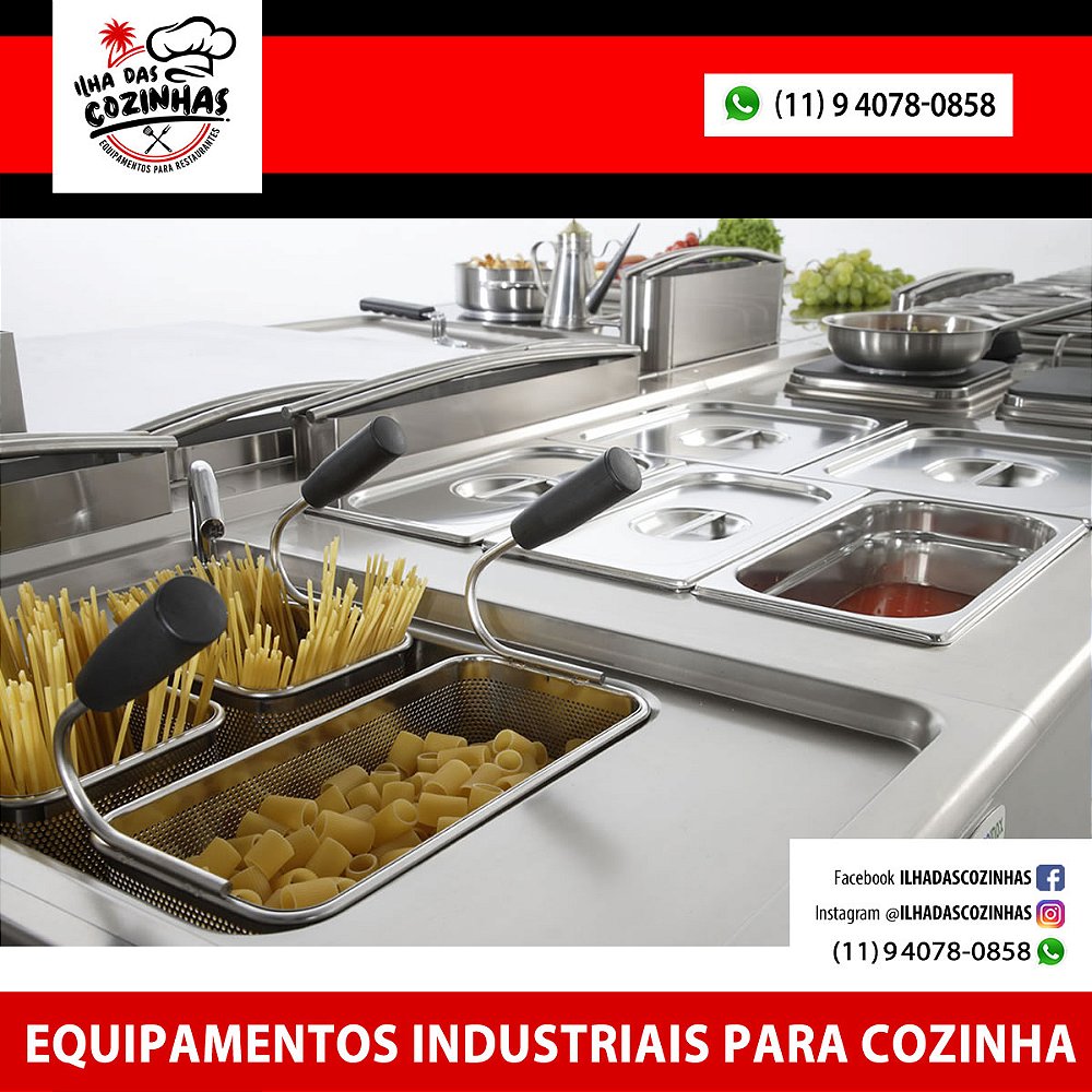 Equipamentos Industriais de Cozinha - Ilha das Cozinhas - Comércio de  equipamentos para Bares e Restaurantes