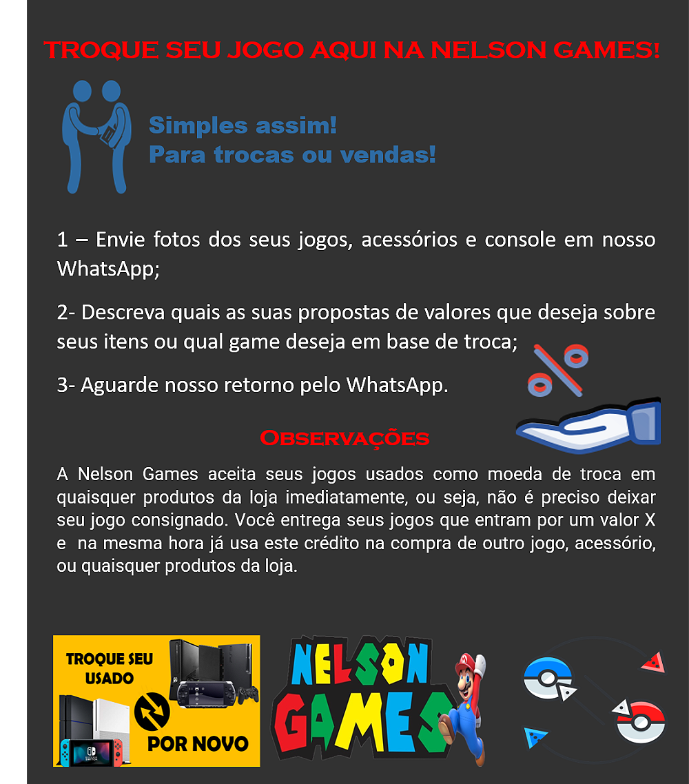 Troca e Venda - Nelson Games