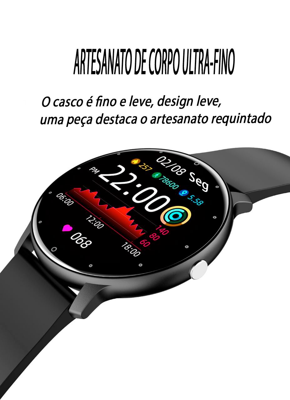 Smartwatch Relógio Inteligente Pro Compátivel Android E Ios