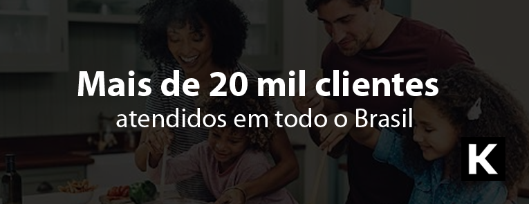 Mais de 20 mil clientes atendidos em todo Brasil