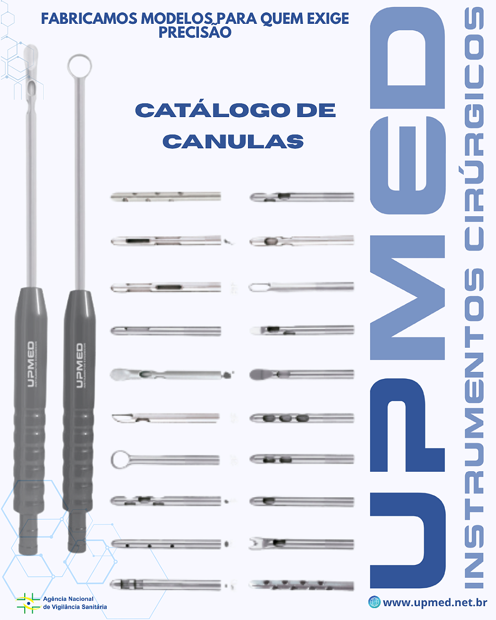 Catálogo Furos e Canhões Cânulas UPMED