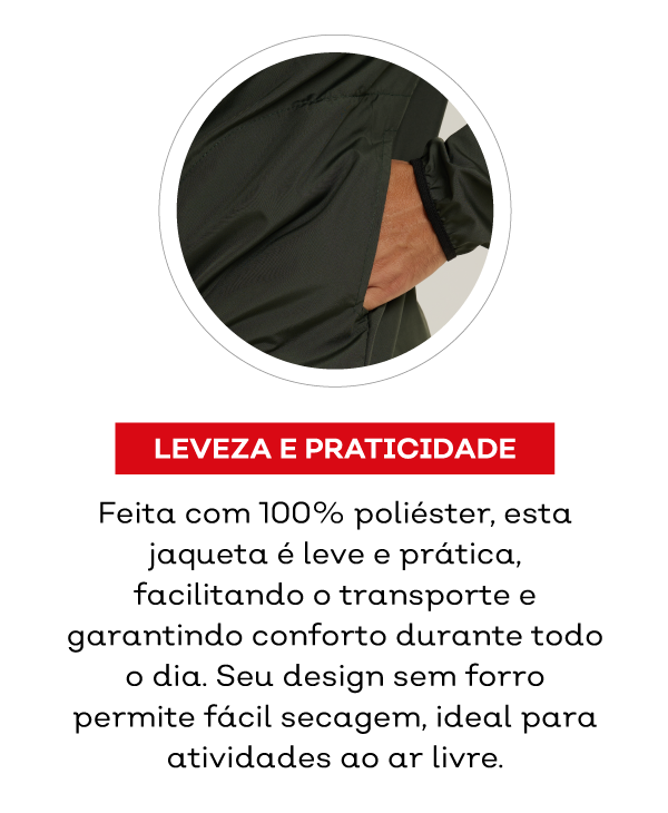 bolso corta vento feminino