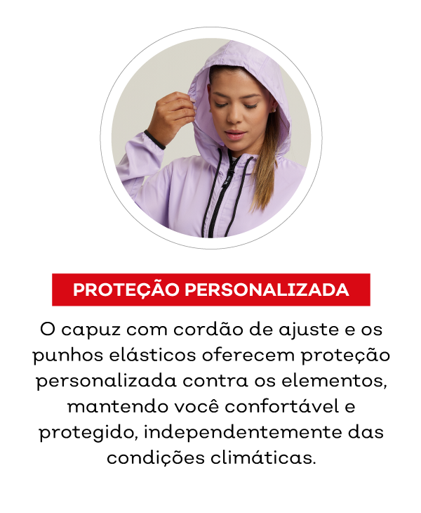 capuz corta vento feminino wss