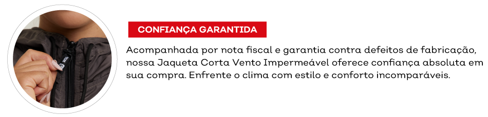 detalhe de zíper do corta vento feminino wss