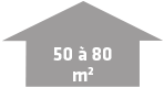 50 a 80m