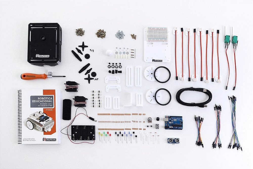 Kit Desafio da Robótica com Arduino + Curso - Projeteiros