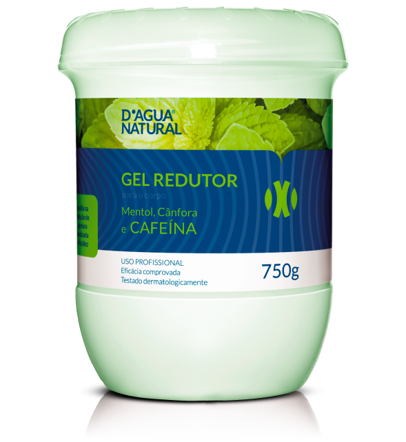 Gel Redutor De Medidas Gordura Flacidez Mentol Cafeína 750g