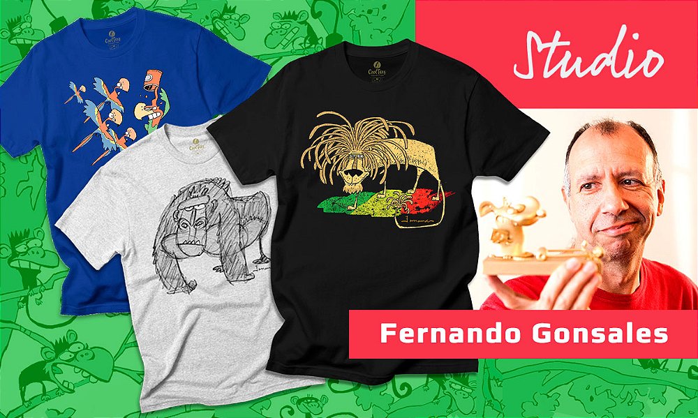 Compre camisetas alternativas Fernando Gonsales Cool Tees
