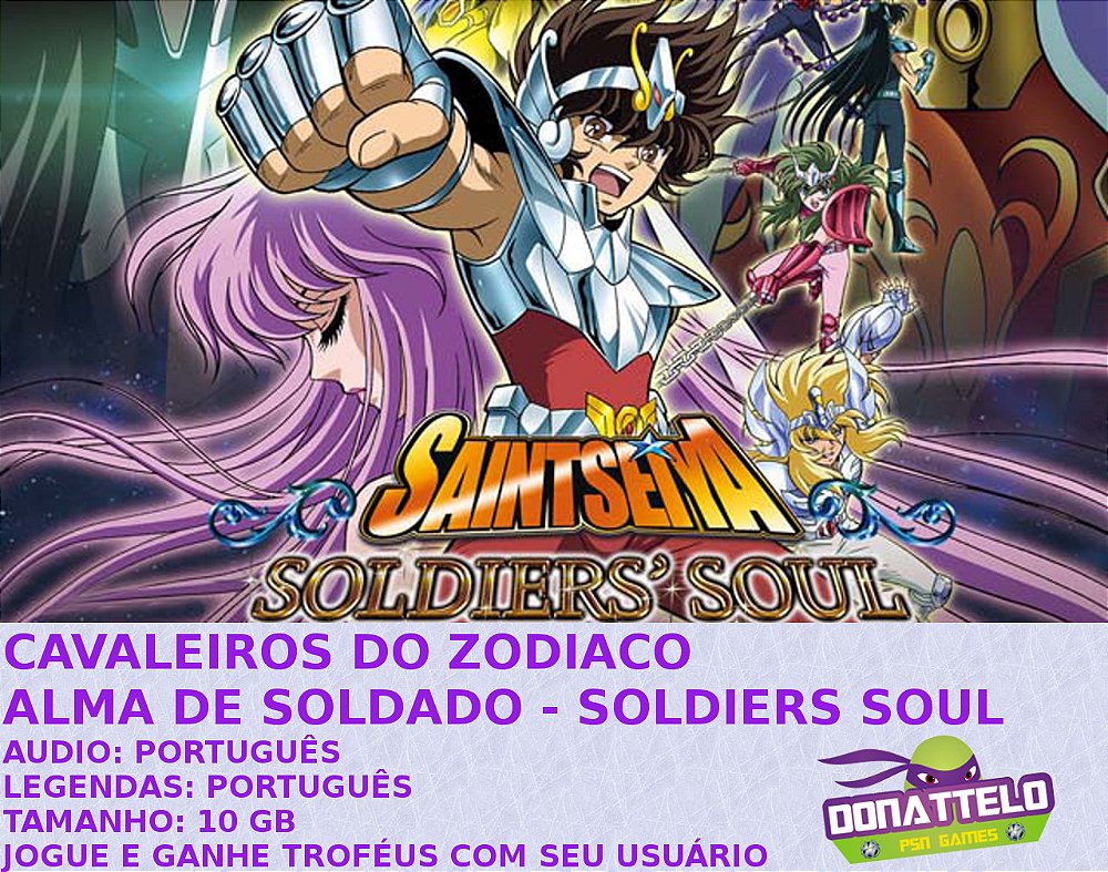 Cavaleiros do Zodiaco - Bravos Soldados PS3 PSN - Donattelo Games
