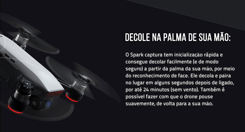 Drone Dji Spark Fly More Combo - Tecno Drones - A Mais Completa Loja de  Drones do Brasil
