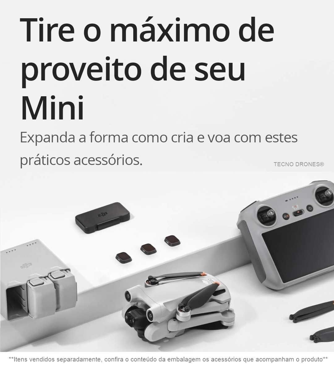 Drone DJI Mini 3 Pro + Controle sem Tela (Versão Nacional) - FlyPro - A  melhor loja de Drones do Brasil!