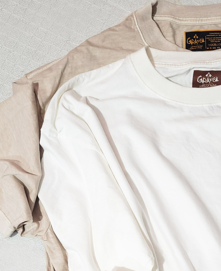 Camiseta Oversized Básica Agrafisil 100 algodão