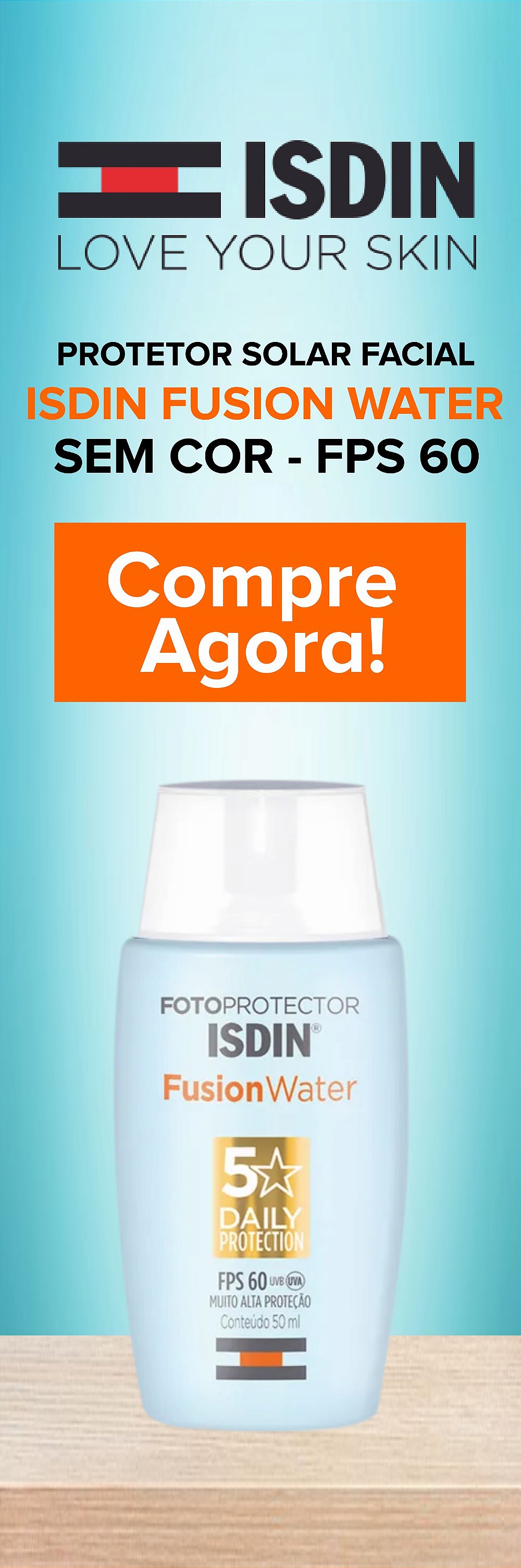 Embalagem Isdin
