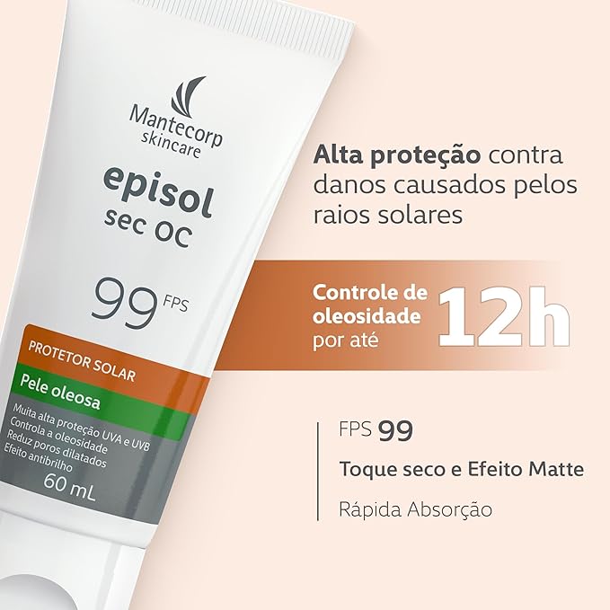 Textura gel-creme ultrasseca do protetor solar para peles acneicas