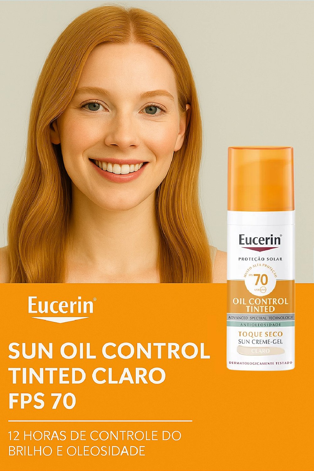Eucerin com pigmentos para uniformizar o tom da pele e prevenir manchas solares