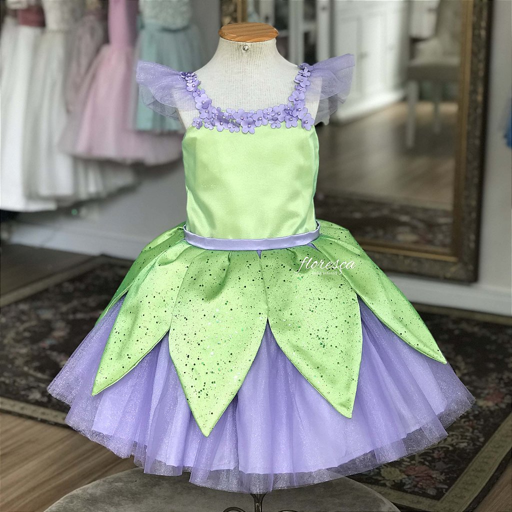 Vestido de Princesinha luxo lilás