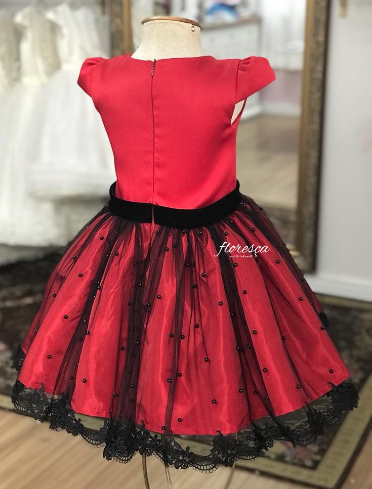 Vestido Infantil Arlequina  Floresça Ateliê - Floresça Ateliê