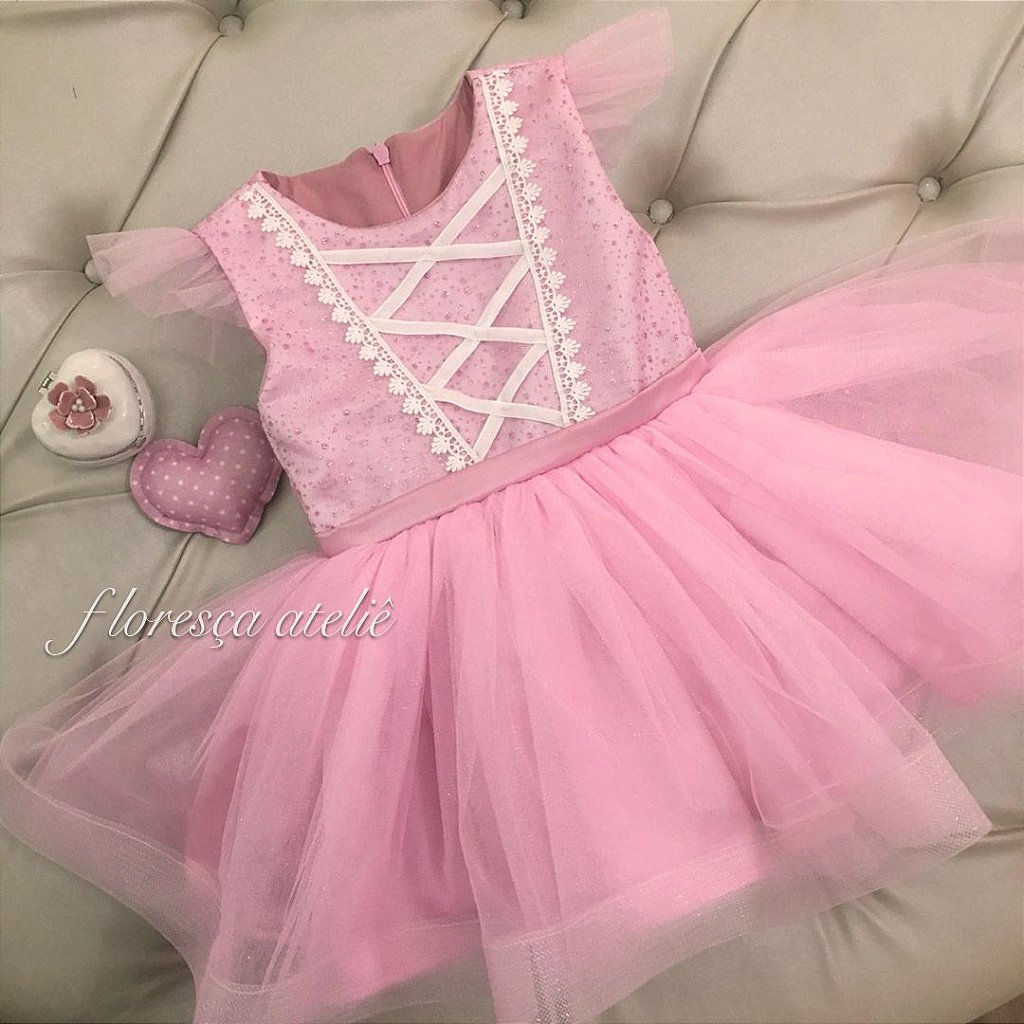 Vestido de Luxo LOL Bailarina | Floresça Ateliê - Floresça Ateliê Infantil